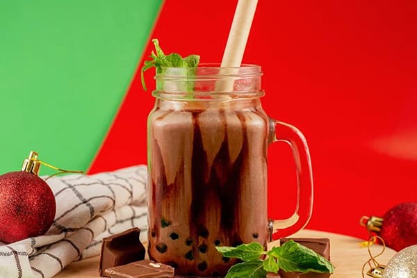 Trà Sữa Socola Bạc Hà