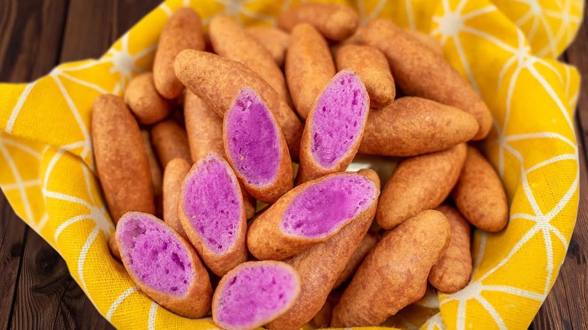 Bánh khoai mỡ chiên