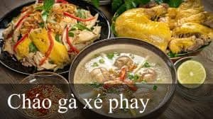 Cháo gà xé phay